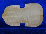 carved flamed violin back 2573