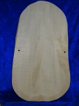 carved old cello back 2637