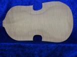 carved flamed viola back 2696