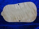 carved flamed one-pieceviolin back 2723