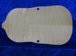 carved flamed violin back 2937