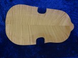 carved flamed violin back 3027