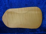 carved flamed violin back 3219 N