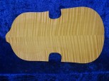 carved  best flamed violin back 3238