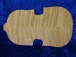 carved best flamed violin back 3240