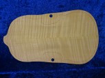 carved best flamed violin back 3259