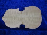 3/4 carved flamed violin back 3385