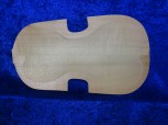 3/4 carved violin top 3395