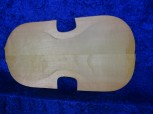 3/4 carved violin top 3396