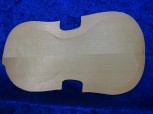 3/4 carved violin top 3397