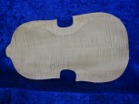 1/2 carved flamed violin back 3420