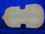carved 60 years old violin back 3458