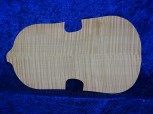 carved best flamed violin back 3459