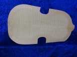 carved flamed viola back 3615
